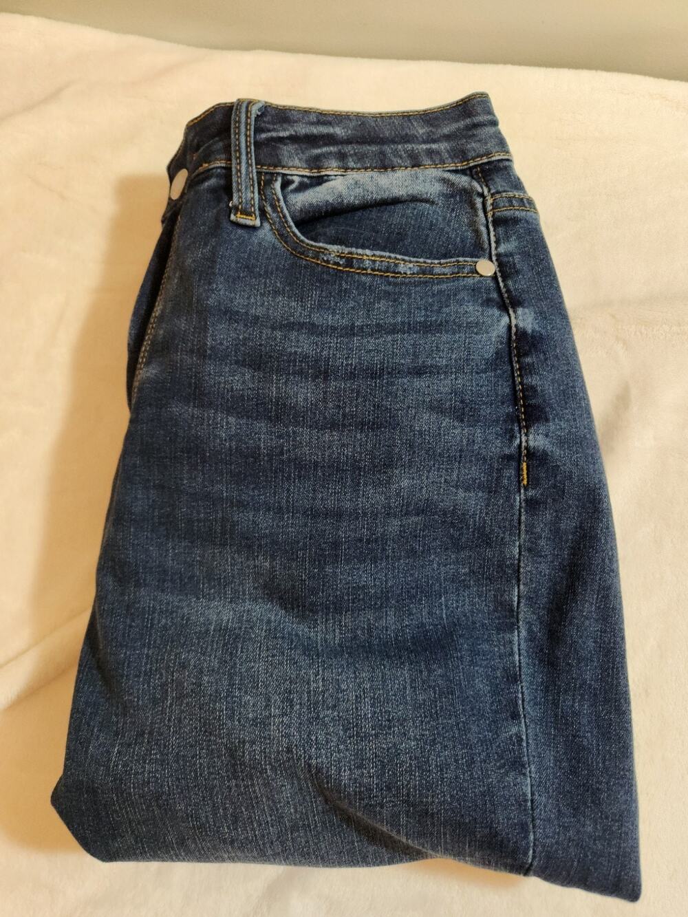 Judy Blue Jeans Womens 9 / 29 (29 X 29 Actual) Blue Whiskers Straight